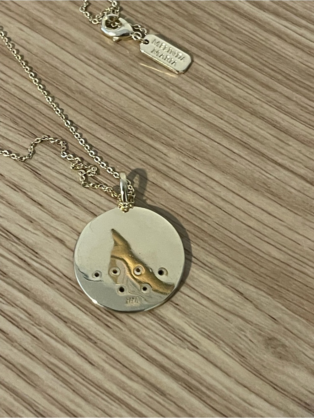 Melinda Maria Gold Pendant Necklace - Picture 5 of 6